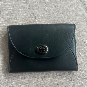 Coach Black Leather Wallet